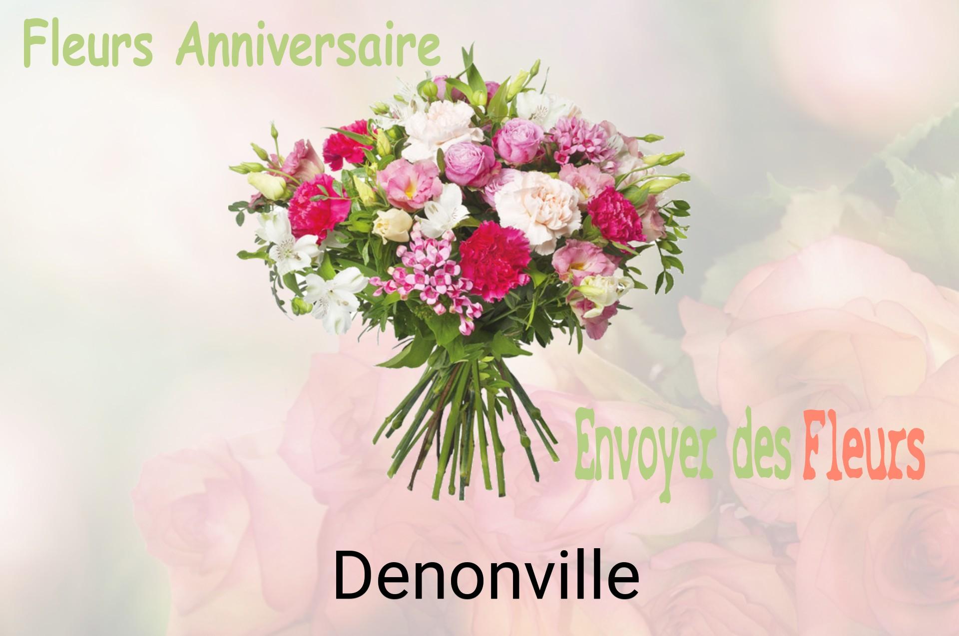Bouquet de fleurs d’anniversaire livré à Denonville
