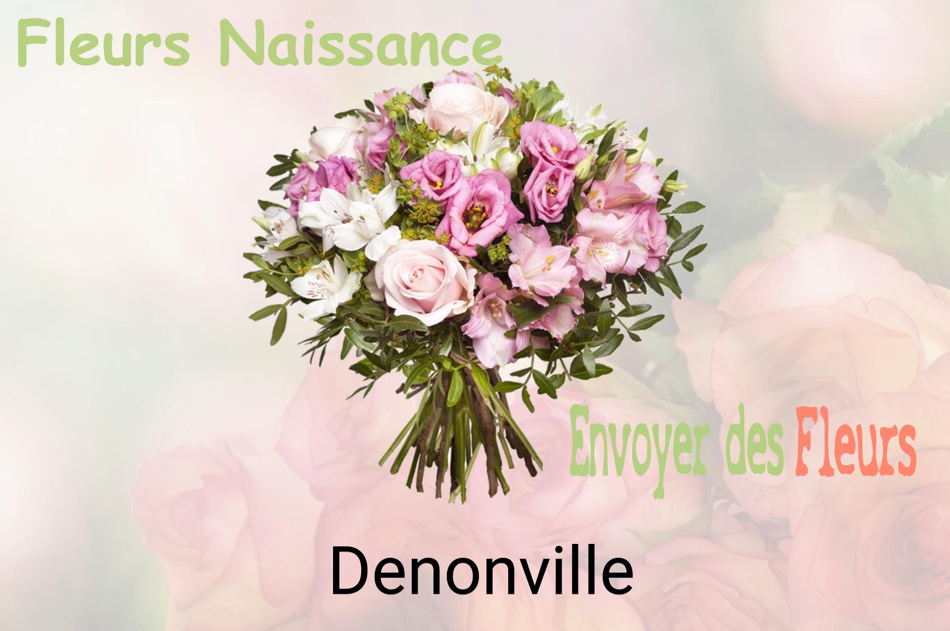 Bouquet de fleurs de naissance livré à Denonville